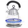 Adler | Kettle | AD 1282 | Electric | 1850 W | 1.5 L | Glass/Stainless steel | 360° rotational base | Inox - 2